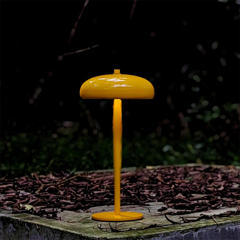 Yellow Desk Setup - Cmoonfall Rechargeable Nordic Led Bed Side