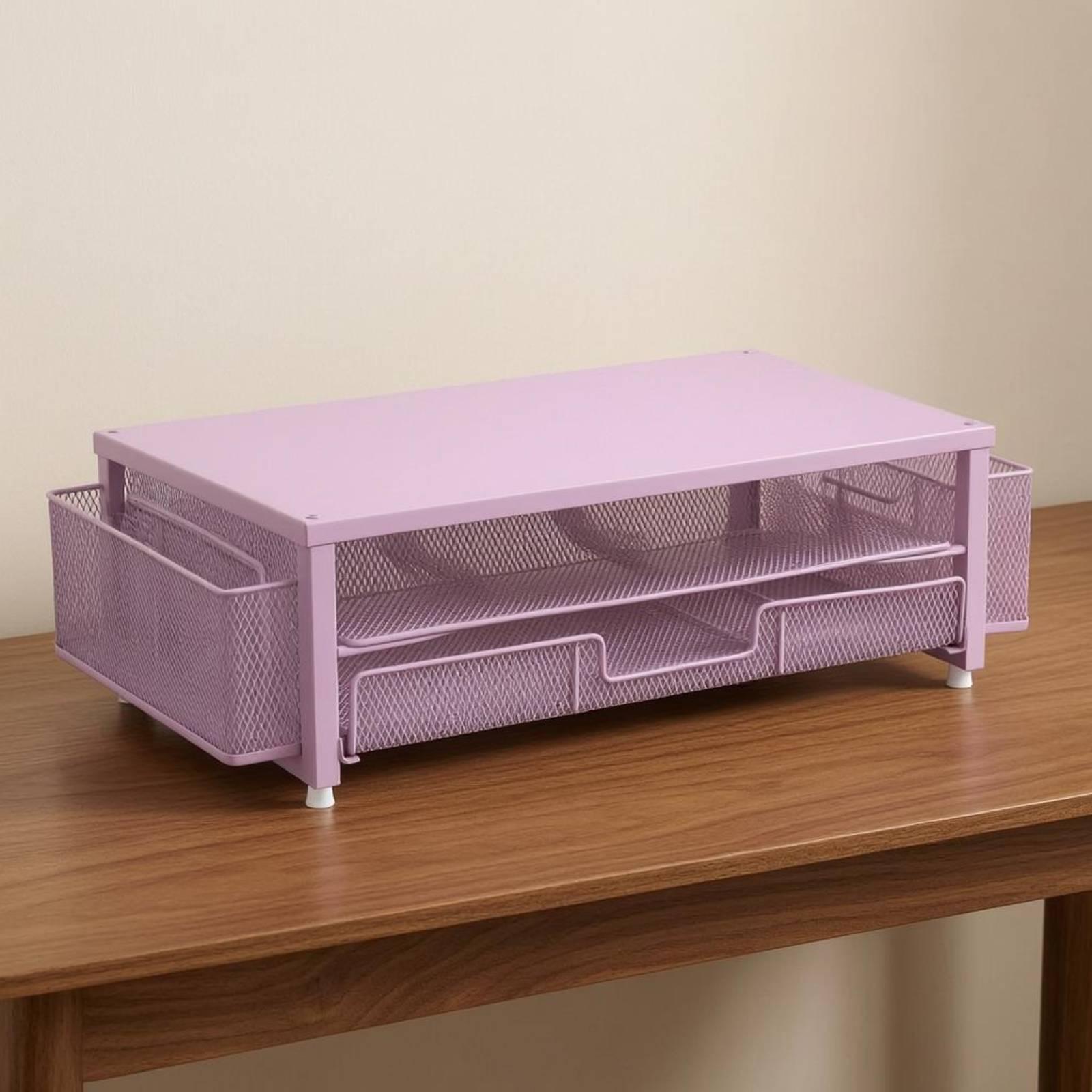 Monitors Stand Riser Organizer - Monitor Riser Wood ulasan dan harga
