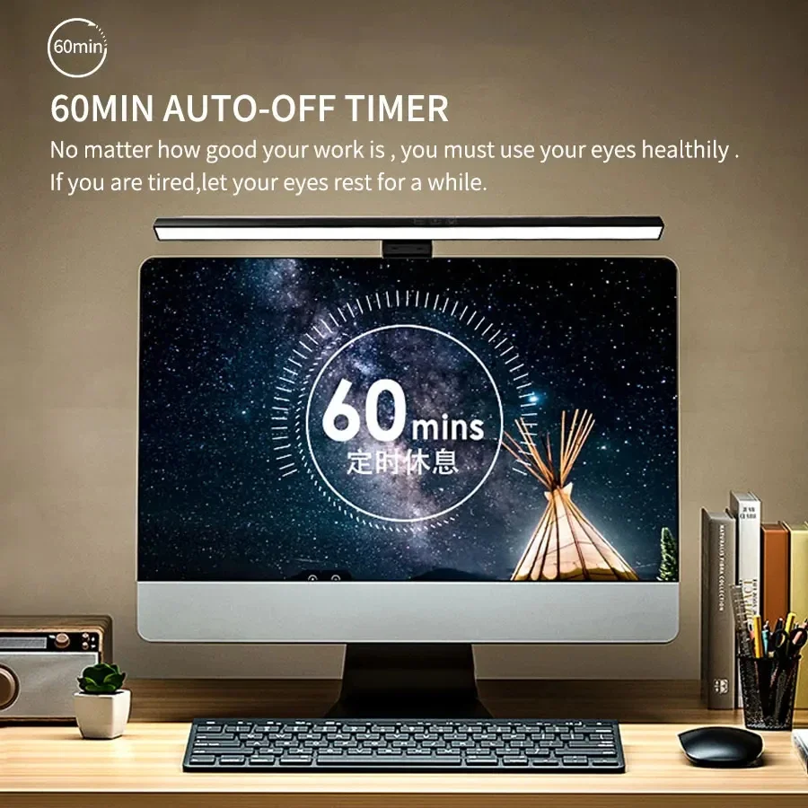 LED 33cm 50cm Monitor Light Ba - Desk Setup No Monitor ulasan dan harga