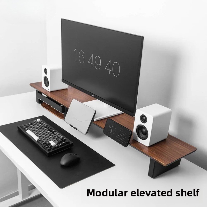 R1 Modular Monitor Riser Acces - Monitor Riser Wood ulasan dan harga