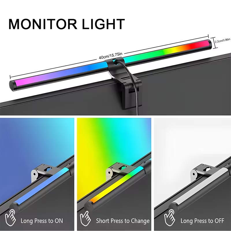 LED Monitor Light Bar 30cm 40c - Desk Setup No Monitor ulasan dan harga