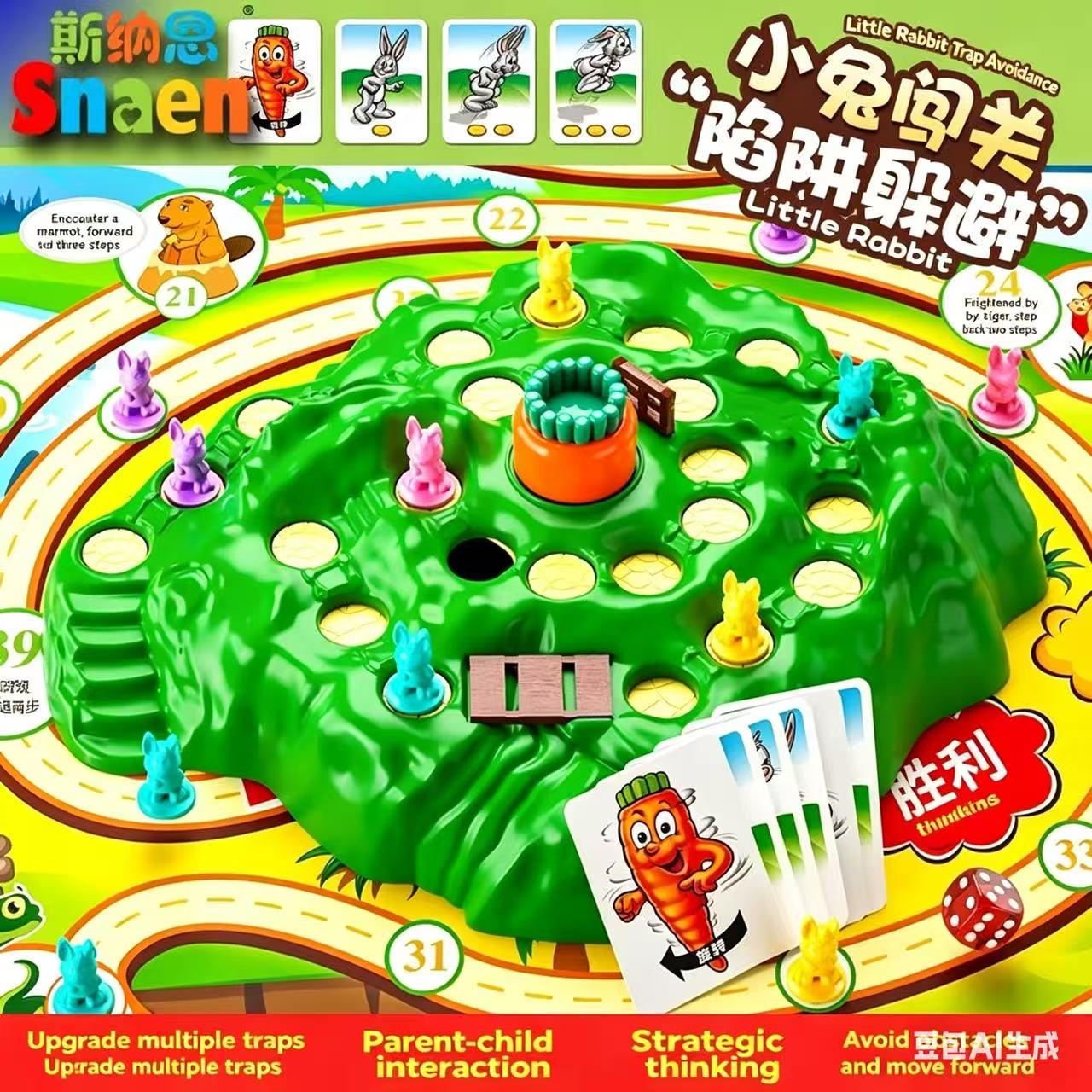 Hot Sale Fun Toy Rabbit Trap U - Desk Setup Girl ulasan dan harga
