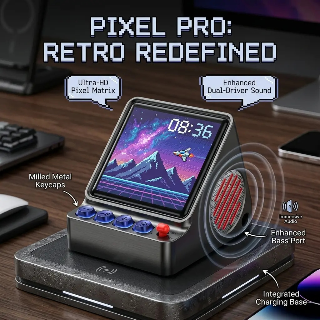 Retro Pixel Art Programmable L - Desk Setup Diy ulasan dan harga