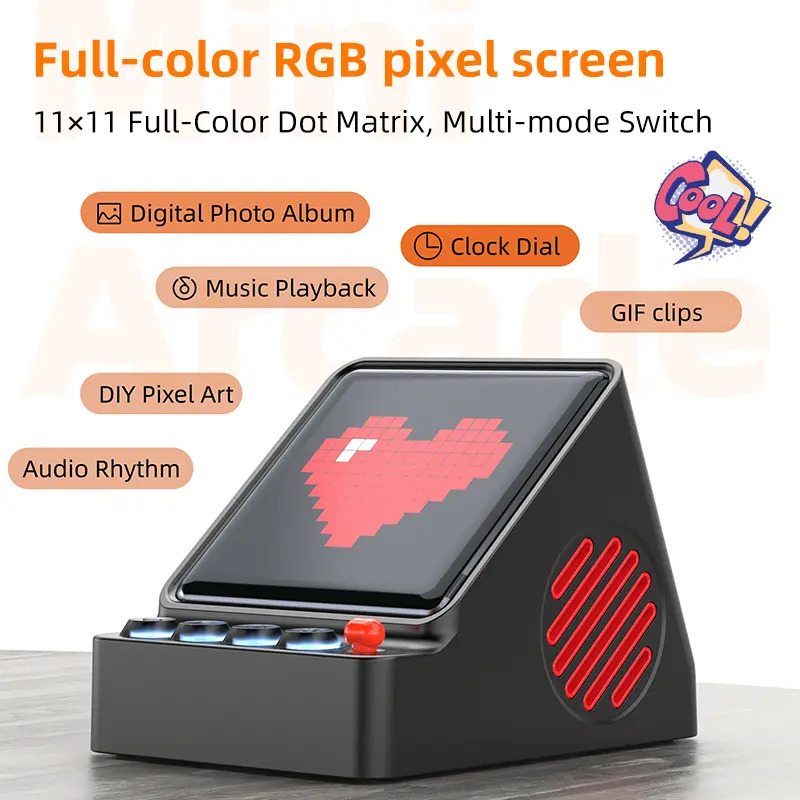 Retro Pixel Art Programmable L - Desk Setup Diy ulasan dan harga