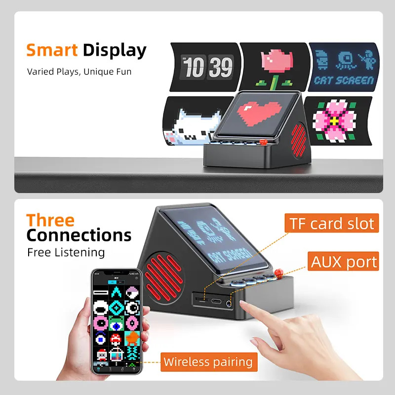 Retro Pixel Art Programmable L - Desk Setup Diy ulasan dan harga