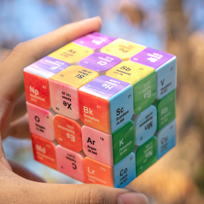 Periodic Table 3x3 Speed Cube  - Desk Setup Girl ulasan dan harga