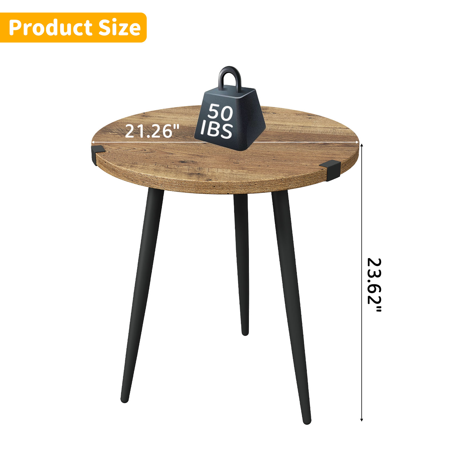 Leisure Center Table 23.6 Inch - Desk Setup Oak ulasan dan harga