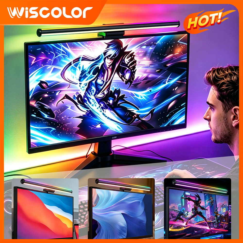 Wifi Computer Lightbar Monitor - Desk Setup No Monitor ulasan dan harga