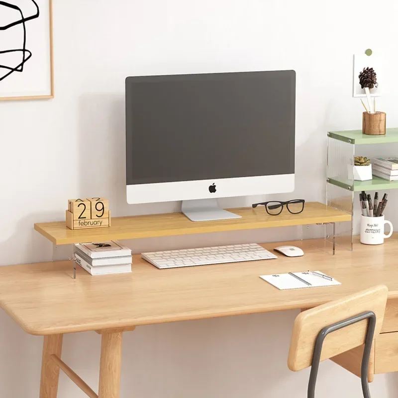 Computer Monitor Low Table Off - Monitor Riser Wood ulasan dan harga