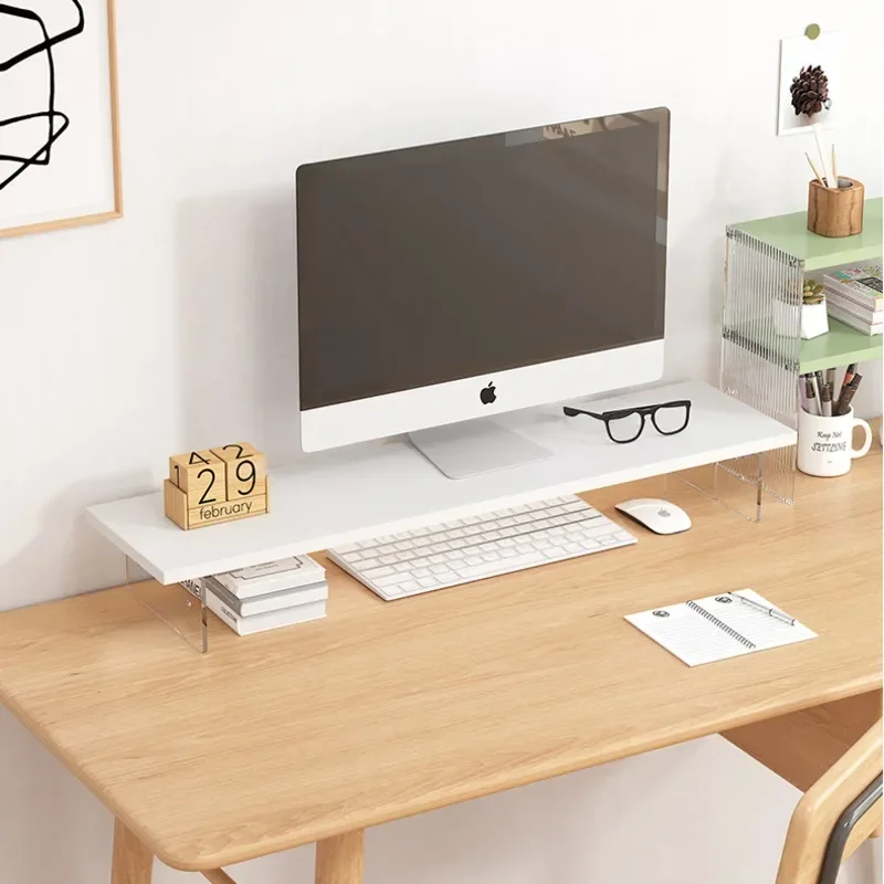 Computer Monitor Low Table Off - Monitor Riser Wood ulasan dan harga