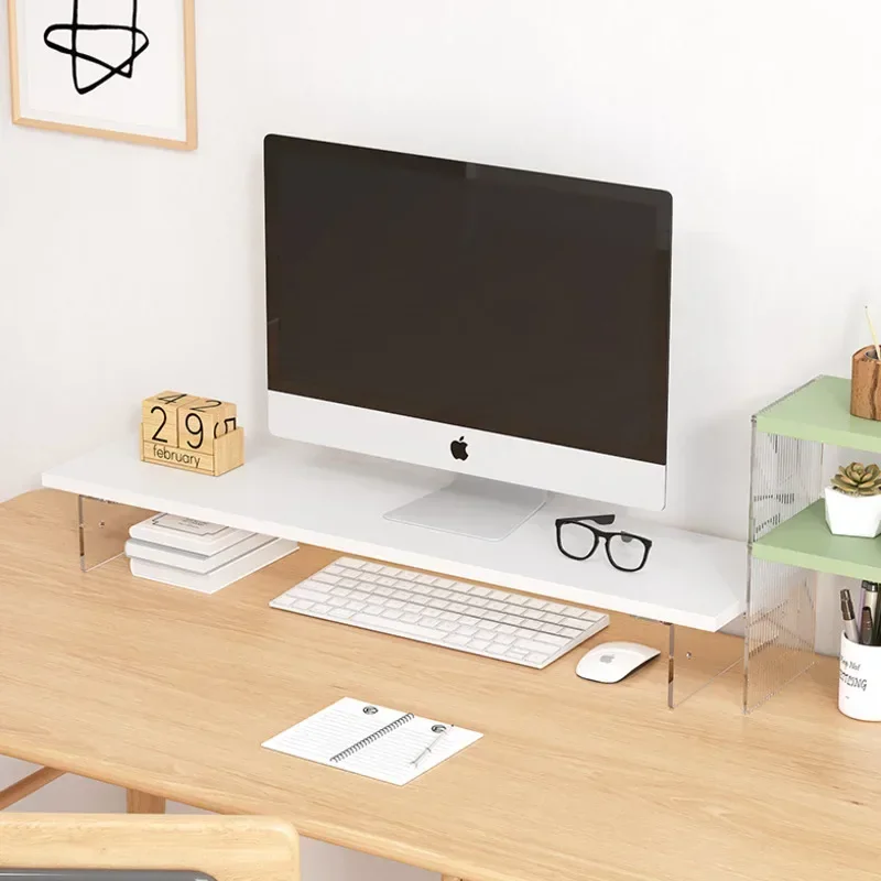 Computer Monitor Low Table Off - Monitor Riser Wood ulasan dan harga