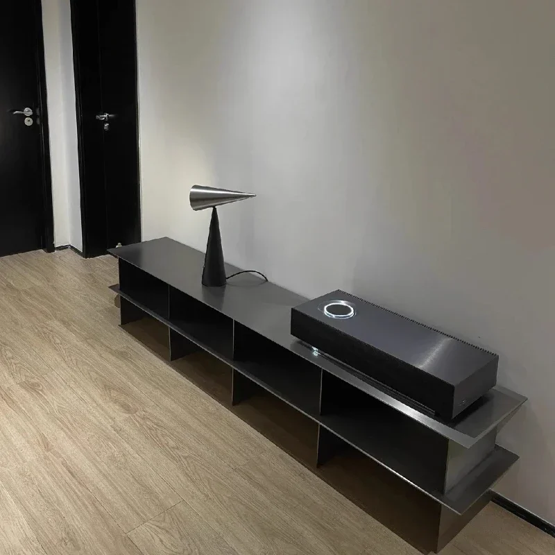 Tv Unit With Fire Place Monito - Monitor Riser Wood ulasan dan harga