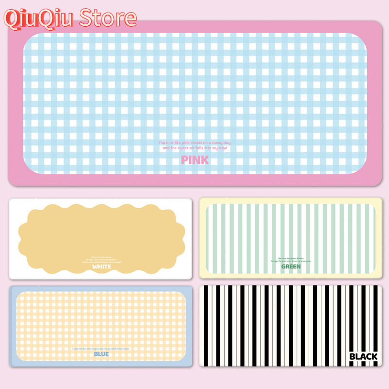 Mouse Pad Oversized Girl High- - Yellow Desk Setup ulasan dan harga