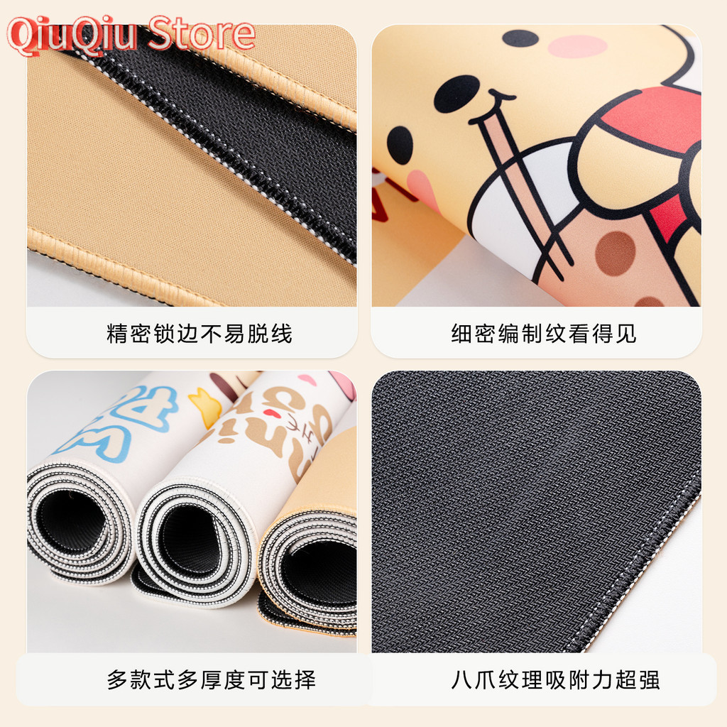 Mouse Pad Oversized Girl High- - Yellow Desk Setup ulasan dan harga