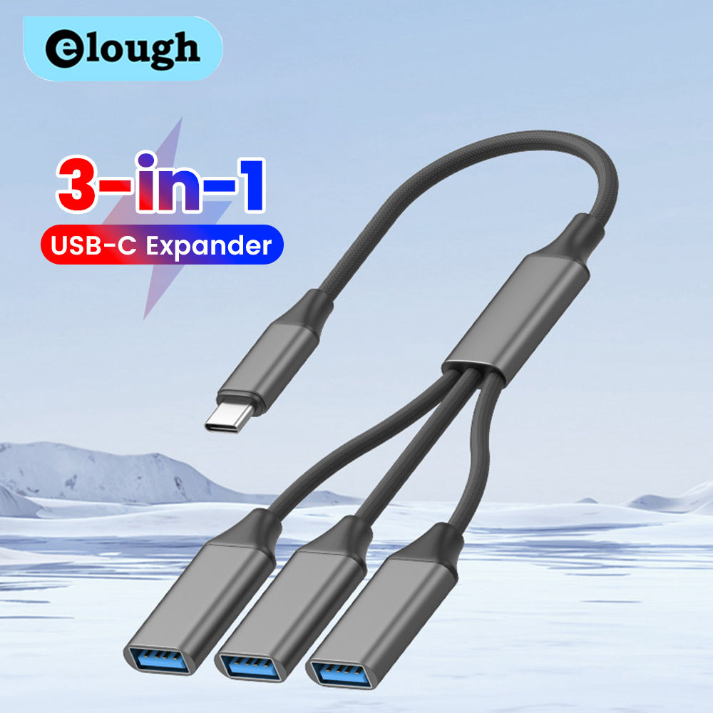 3 in 1 USB Splitter Cable USB  - Desk Setup Usb Hub ulasan dan harga