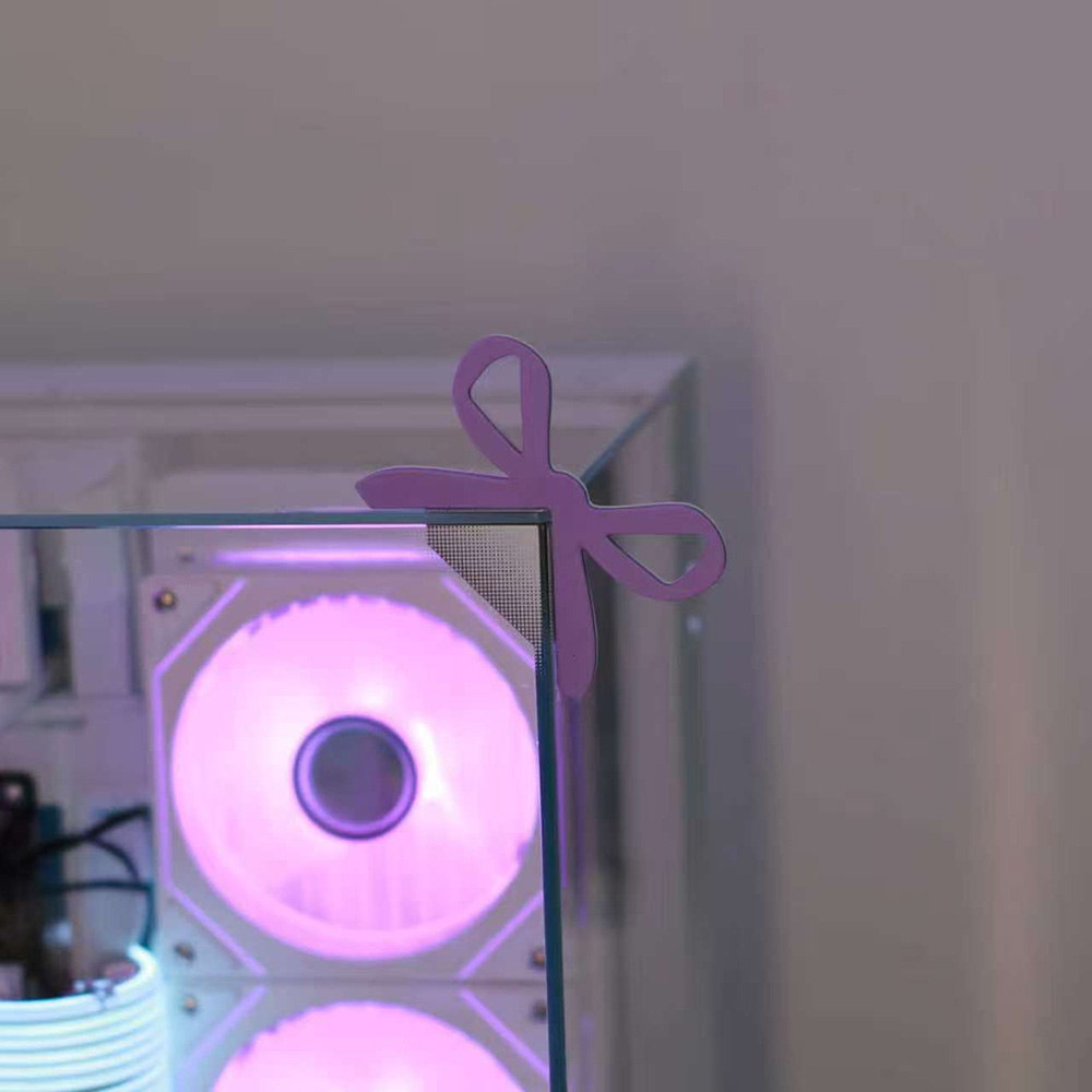 Monitor Decoration Bow Monitor - Desk Setup Girly ulasan dan harga