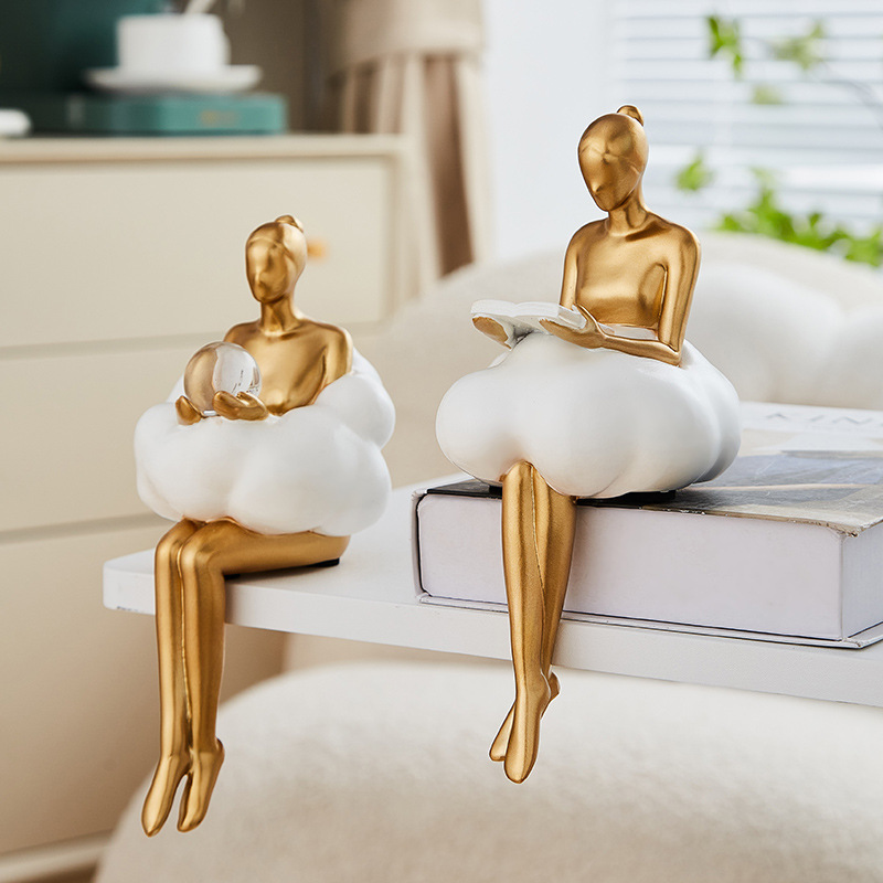 Ballet Girl Cloud Abstract Art - Desk Setup Girl ulasan dan harga