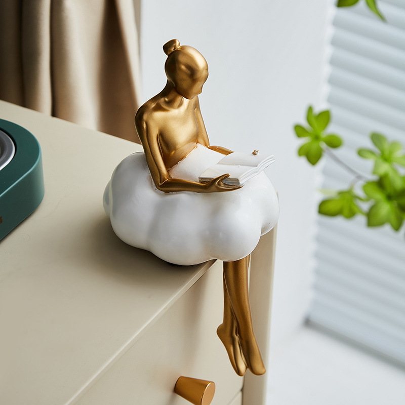 Ballet Girl Cloud Abstract Art - Desk Setup Girl ulasan dan harga