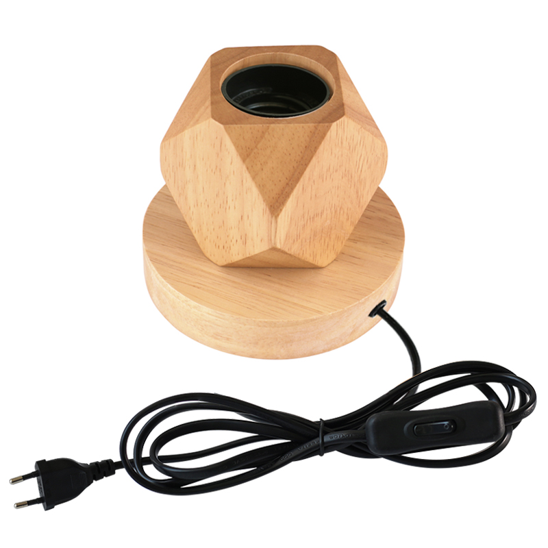 Modern Retro Wood Table Lamp P - Yellow Desk Setup ulasan dan harga