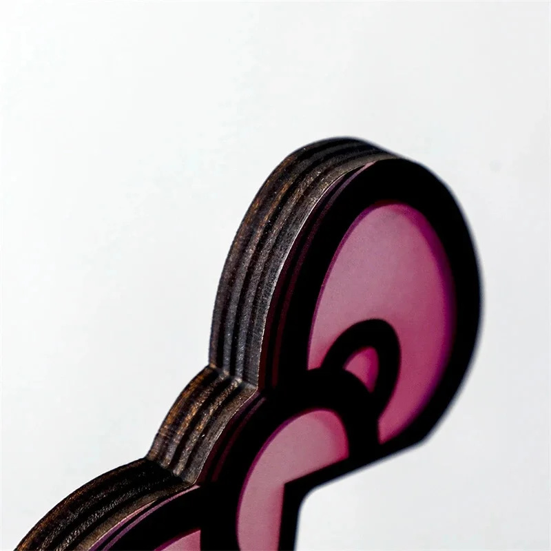 Kawaii Pink Acrylic Bow Monito - Desk Setup Gifts ulasan dan harga