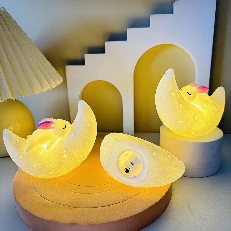 Night Light Sleep Light Moon R - Yellow Desk Setup ulasan dan harga