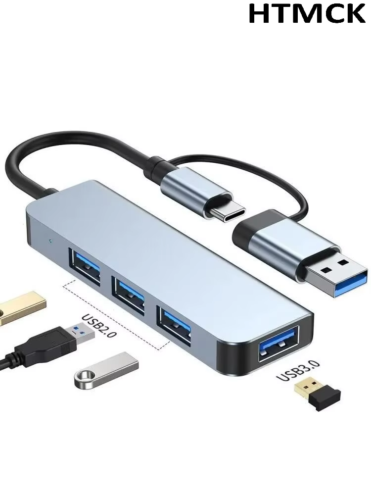 8 in 2 USB C Hub Multi Port Do - Desk Setup Usb Hub ulasan dan harga