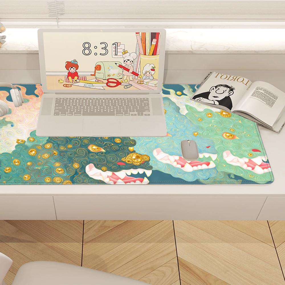 HYBXAXC Mythic Dragon Desk Mat - Desk Setup Gifts ulasan dan harga