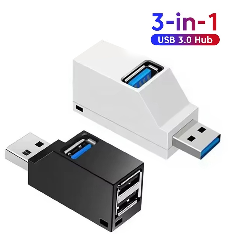 3-In-1 USB HUB USB 3.0 Adapter - Desk Setup Usb Hub ulasan dan harga