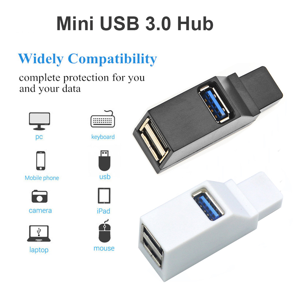 3-In-1 USB HUB USB 3.0 Adapter - Desk Setup Usb Hub ulasan dan harga