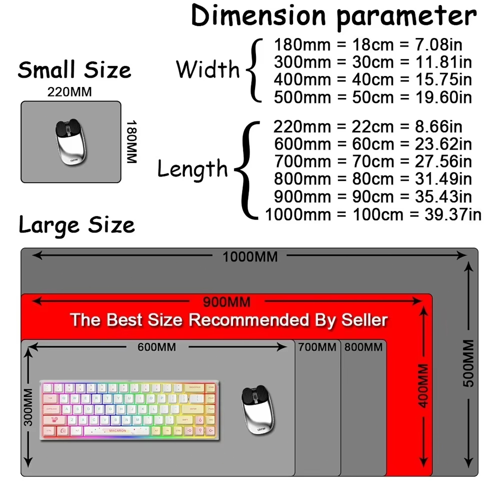 Customized HD Image Print Rubb - Desk Setup Diy ulasan dan harga