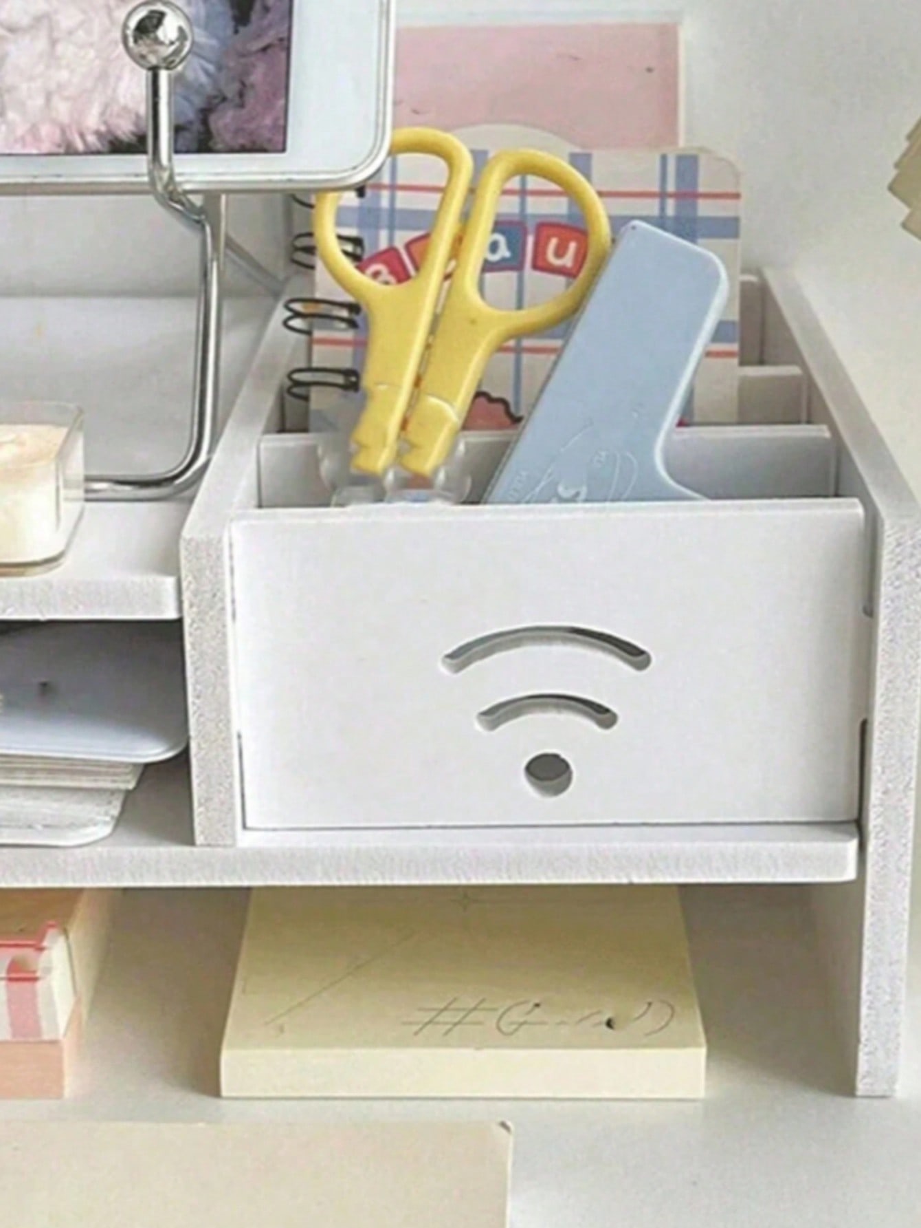 Monitor Riser Stand with Drawe - Monitor Riser Wood ulasan dan harga