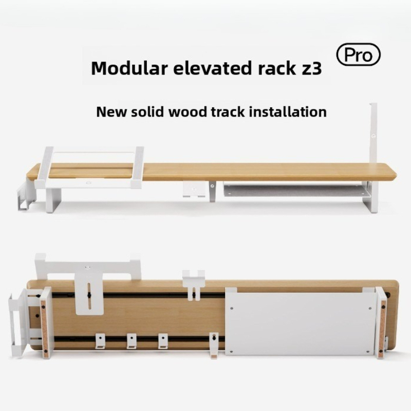 Modern Solid Wood Monitor Stan - Monitor Riser Wood ulasan dan harga