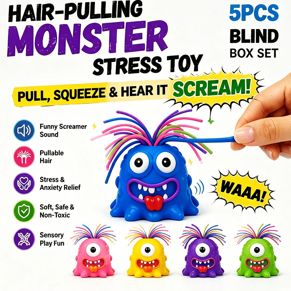 Viral Screaming Monster Hair P - Desk Setup Gifts ulasan dan harga