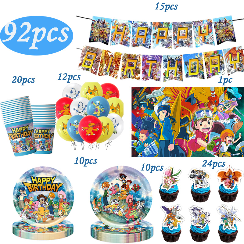 Digimon Themed Birthday Party  - Desk Setup Girl ulasan dan harga
