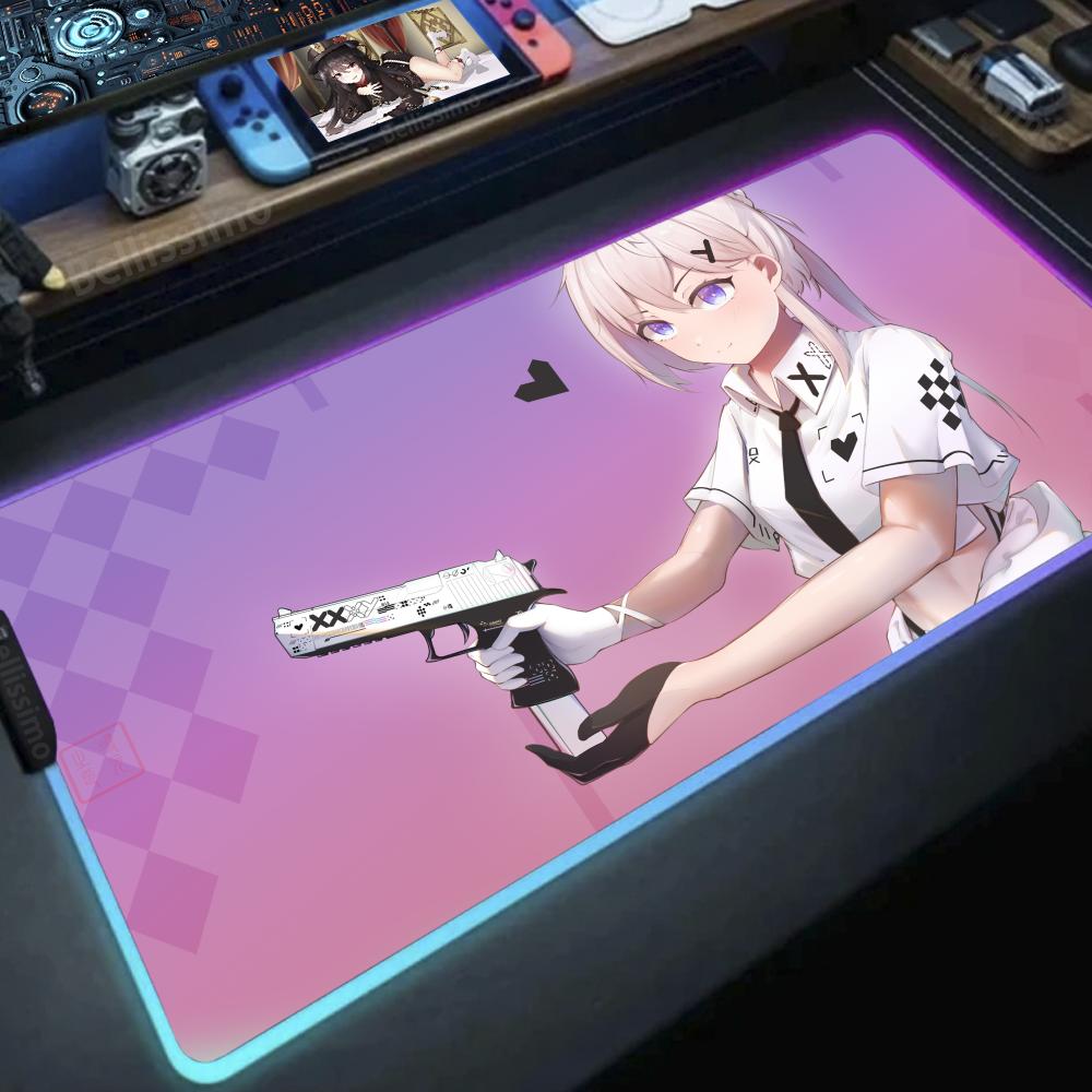 Girl with a gun Anime DIY game - Desk Setup Diy ulasan dan harga