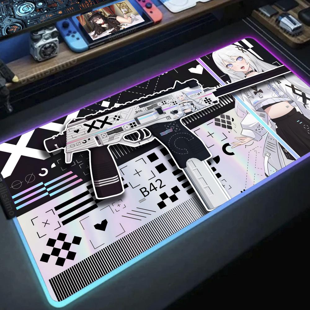 Girl with a gun Anime DIY game - Desk Setup Diy ulasan dan harga