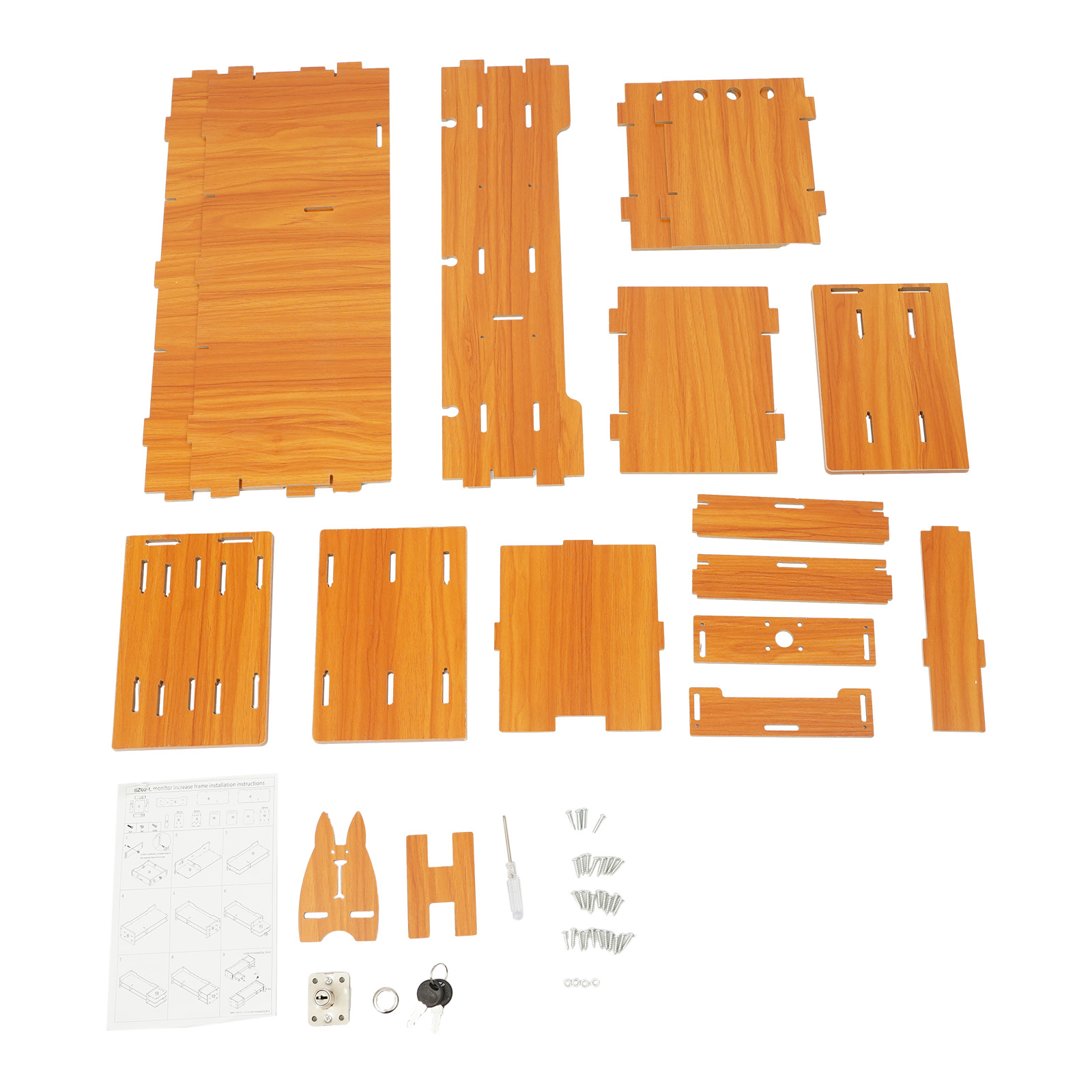 Mdf Ergonomic Monitor Stand Ri - Monitor Riser Wood ulasan dan harga