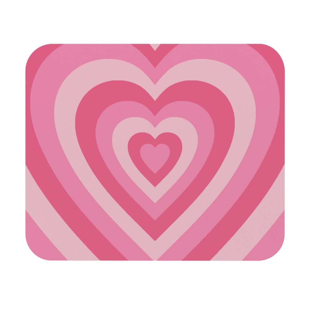 Retro Heart Mouse Pad | aesthe - Desk Setup Girly ulasan dan harga