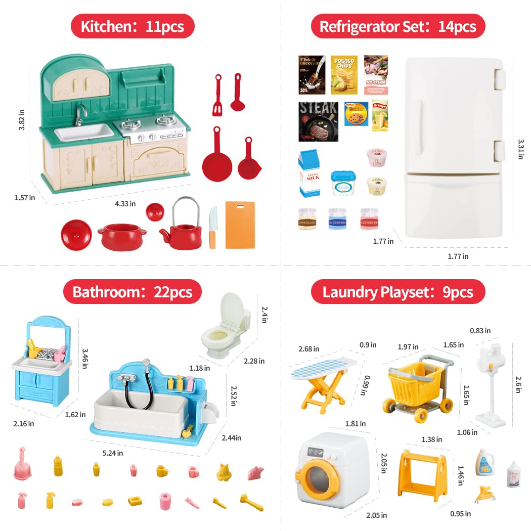 Doll House 1:12 Miniature Furn - Desk Setup Girl ulasan dan harga
