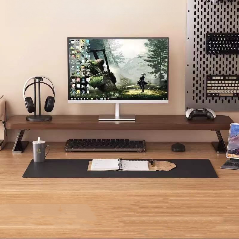 Monitor Height Increase Stand  - Monitor Riser Wood ulasan dan harga