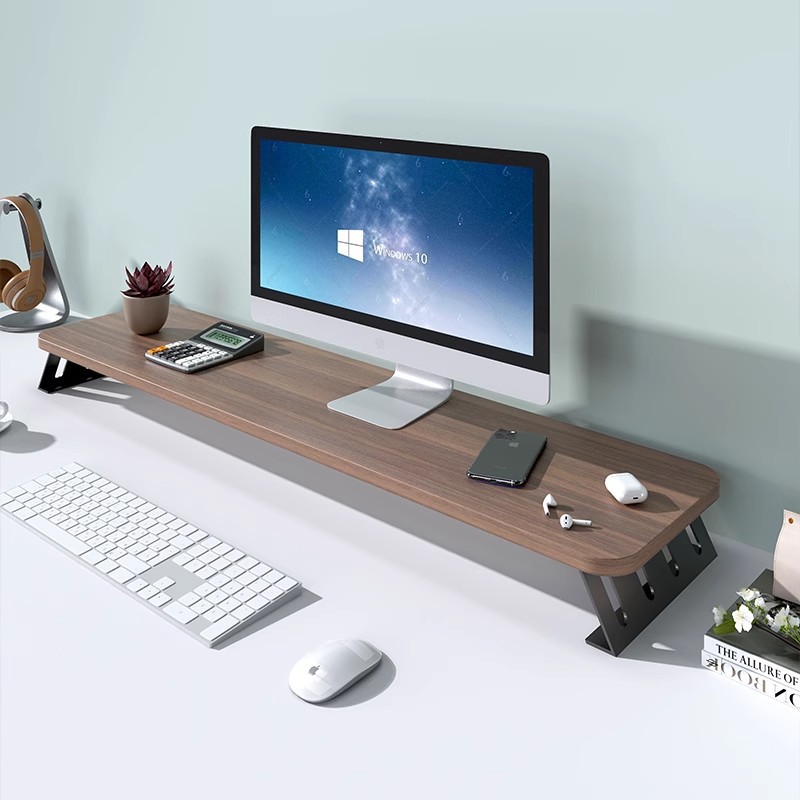 Monitor Height Increase Stand  - Monitor Riser Wood ulasan dan harga