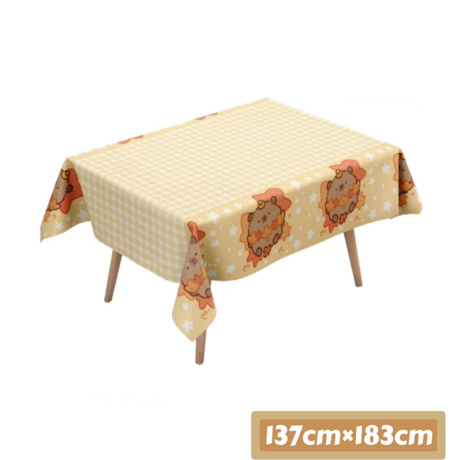 Cute Capybara Tablecloth for K - Desk Setup Girl ulasan dan harga