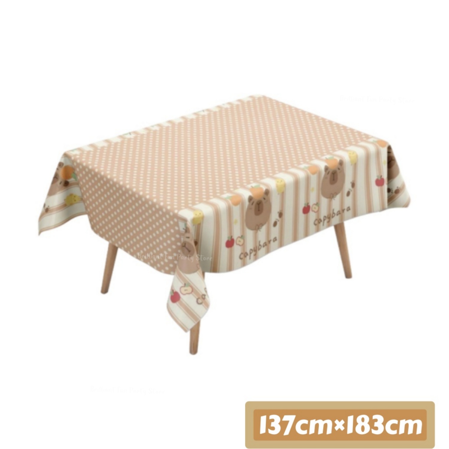 Cute Capybara Tablecloth for K - Desk Setup Girl ulasan dan harga